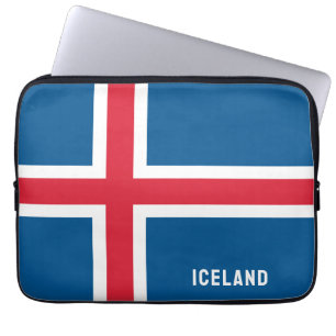 Iceland Flag Laptop Sleeve