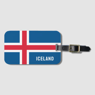 Iceland Flag Luggage Tag