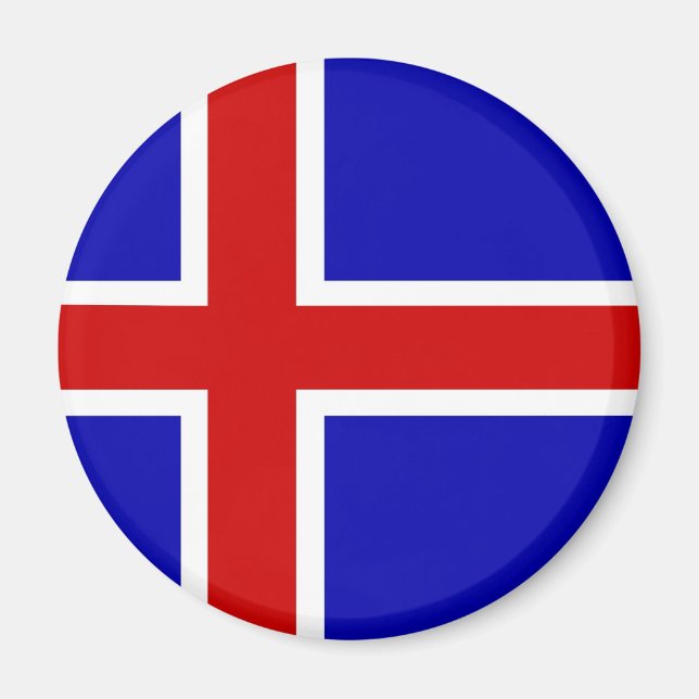 iceland flag magnet (Front)