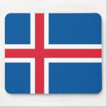 Iceland Flag Mouse Pad<br><div class="desc">Patriotic flag of Iceland.</div>