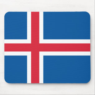 Iceland Flag Mouse Pad
