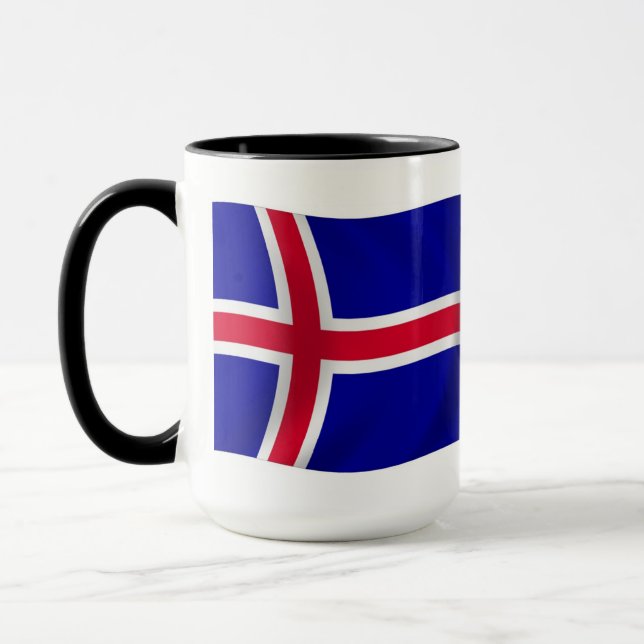 Iceland Flag Mug (Left)