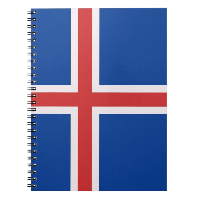Iceland flag notebook (Front)