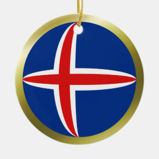 Iceland Flag Ornament