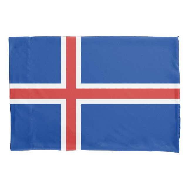 Iceland Flag Pillowcase (Front)