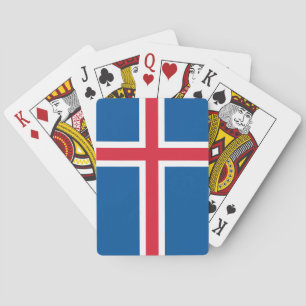 Iceland Flag Playing Cards