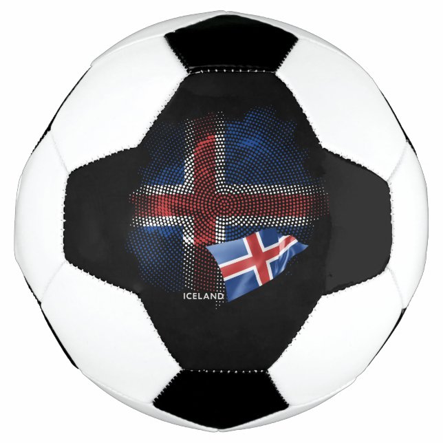 Iceland flag soccer ball (Front)