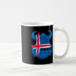 Iceland Flag Soccer Shirt Icelandic Football Fan T Coffee Mug