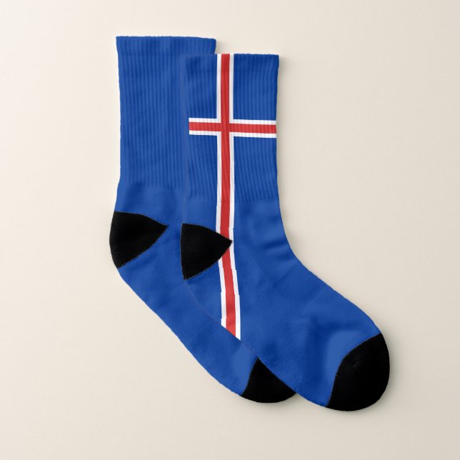Iceland Flag Socks (Pair)