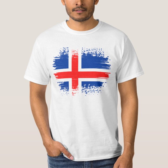 Iceland flag T-Shirt (Front)