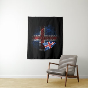 Iceland flag tapestry