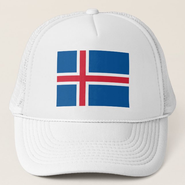 Iceland Flag Trucker Hat (Front)