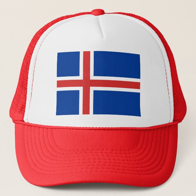 Iceland Flag Trucker Hat (Front)