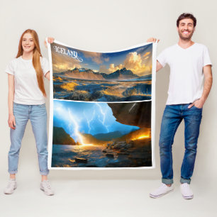 Iceland Fleece Blanket