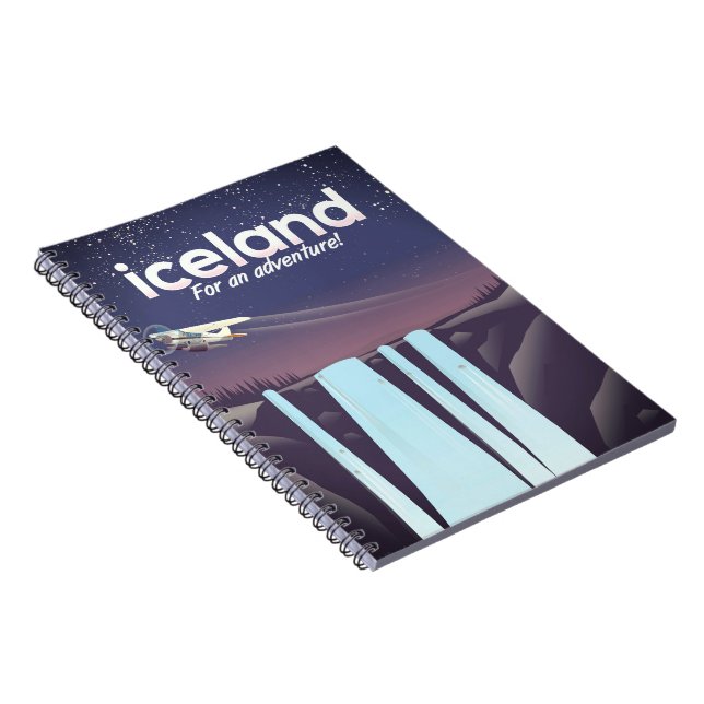 Iceland " For an adventure!' Notebook (Right Side)