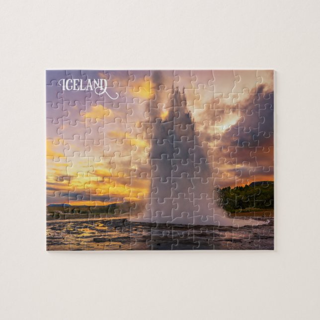 Iceland Geyser Jigsaw Puzzle (Horizontal)