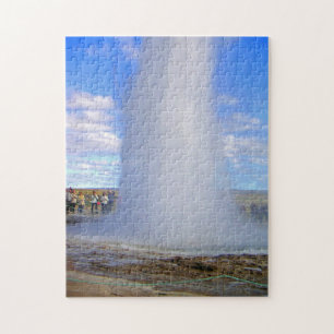 Iceland geyser view puzzle