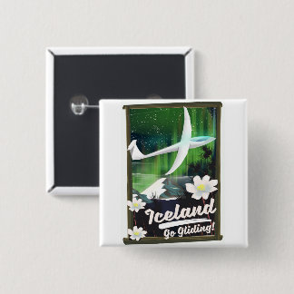 Iceland - go Gliding! 2 Inch Square Button