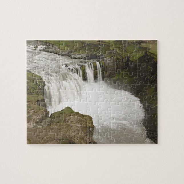Iceland. Hafragilsfoss waterfall in Jigsaw Puzzle (Horizontal)