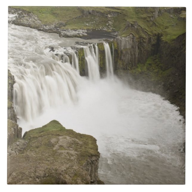 Iceland. Hafragilsfoss waterfall in Tile (Front)