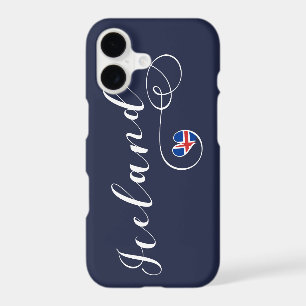 Iceland Heart Cell Phone Case, Icelandic