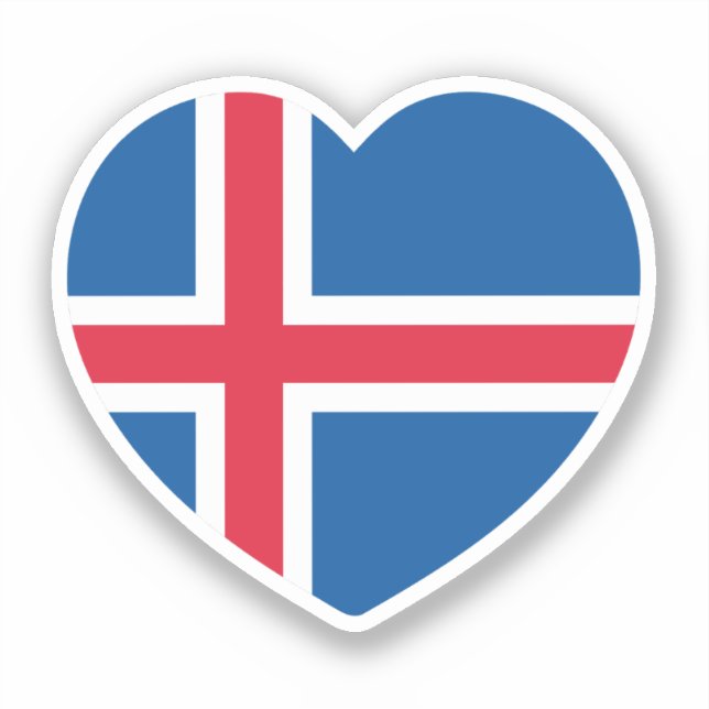 Iceland Heart Flag (Front)