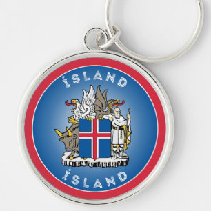 Iceland Heritage Emblem Keychain