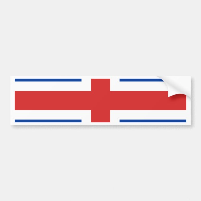 Iceland High quality Flag Bumper Sticker (Front)