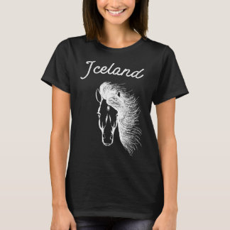 Iceland Hoodie with Icelandic Horse T-Shirt