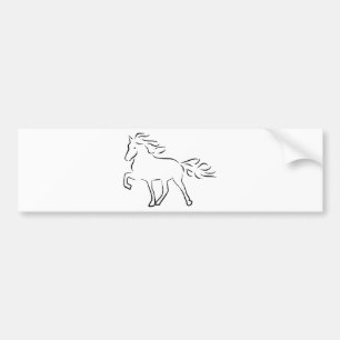 iceland horse bumper sticker