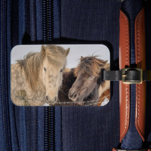 Iceland Horses Luggage Tag