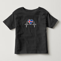 Iceland - Iceland Flag Heartbeat