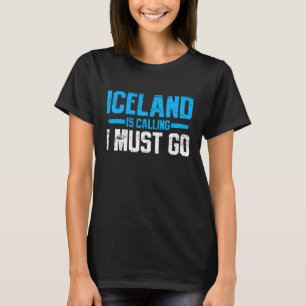 Iceland Icelandic Travel Souvenir Funny Vintage Gi T-Shirt