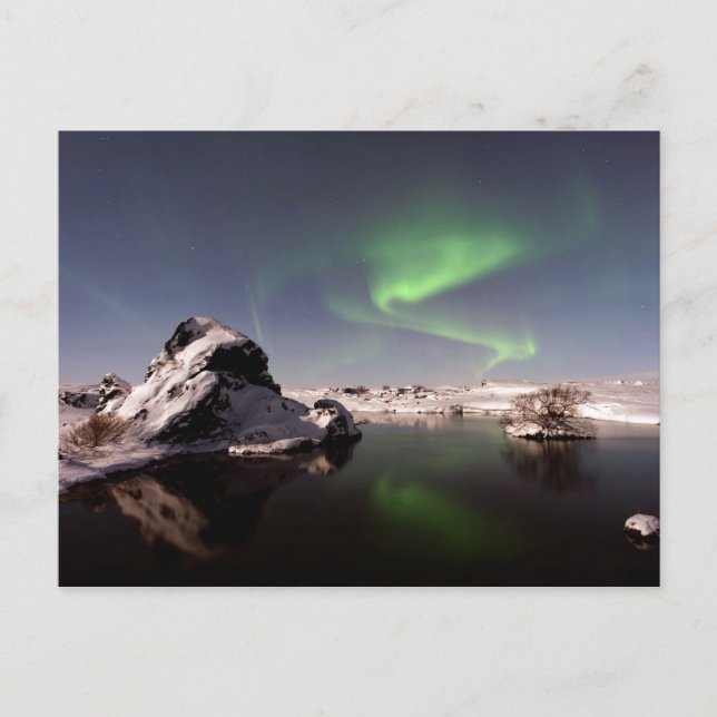 Iceland in Winter Postcard (Front)