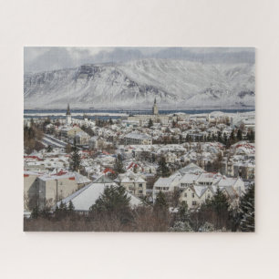 Iceland Jigsaw Puzzle - Reykjavik in Winter