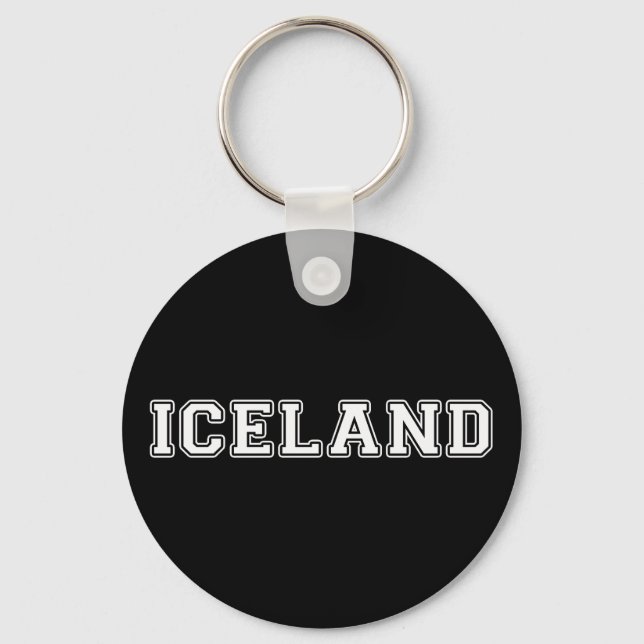 Iceland Keychain (Front)