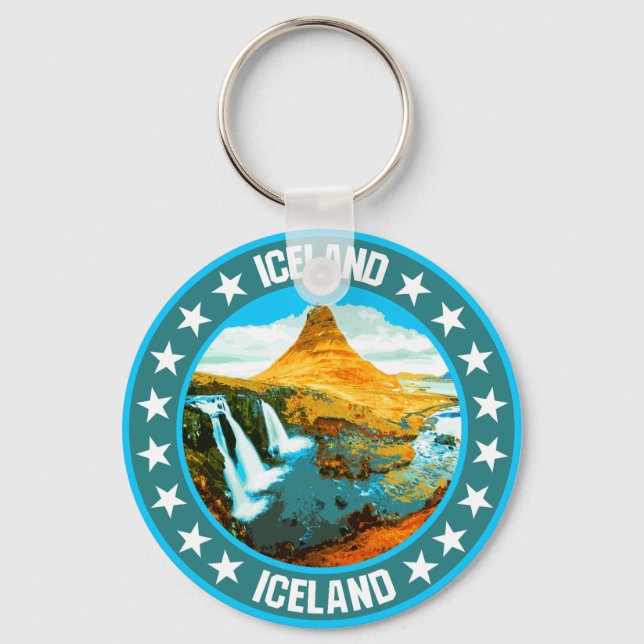 Iceland                                            keychain (Front)