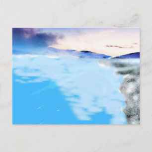 Iceland Lagoon, Postcard