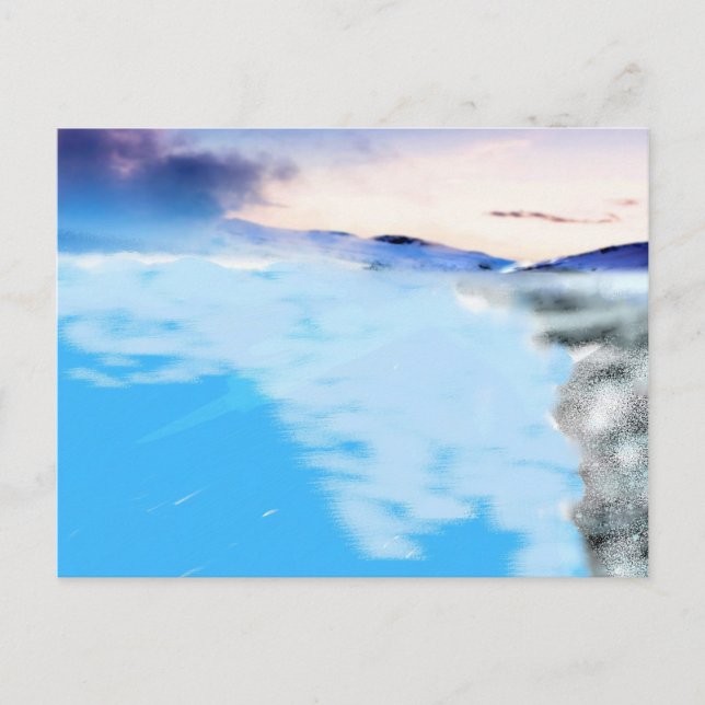 Iceland Lagoon,  Postcard (Front)