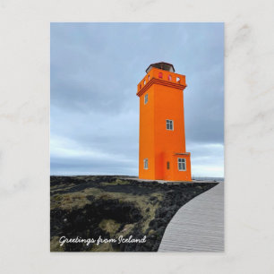 Iceland lighthouse - Postcard