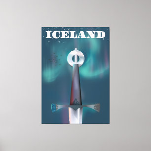 Iceland Medieval Sword Canvas Print