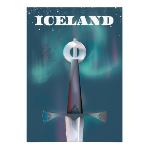 Iceland Medieval Sword Photo Print