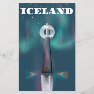 Iceland Medieval Sword Stationery