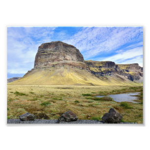 Iceland-mountain-Lómagnúpur Photo Print