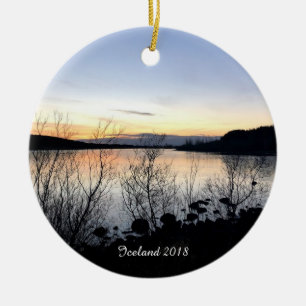 Iceland - Personalized ceramic ornament