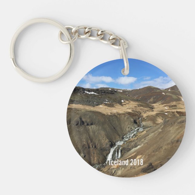 Iceland - Personalized keychain (Front)