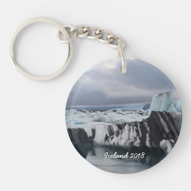 Iceland - Personalized keychain (Front)
