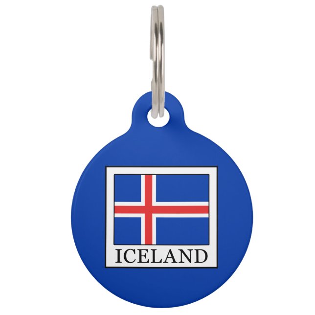 Iceland Pet Tag (Front)