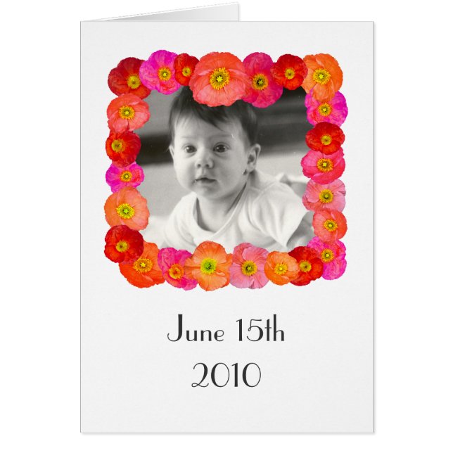 Iceland Poppies Card (Front)