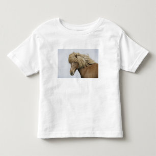 Iceland. Portrait of an Icelandic horse. Toddler T-shirt